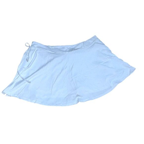 Halara Everyday Cloudful Air 2in1 Lace Up Ballet Skirt Sz XS White Side Pocket - Picture 7 of 9